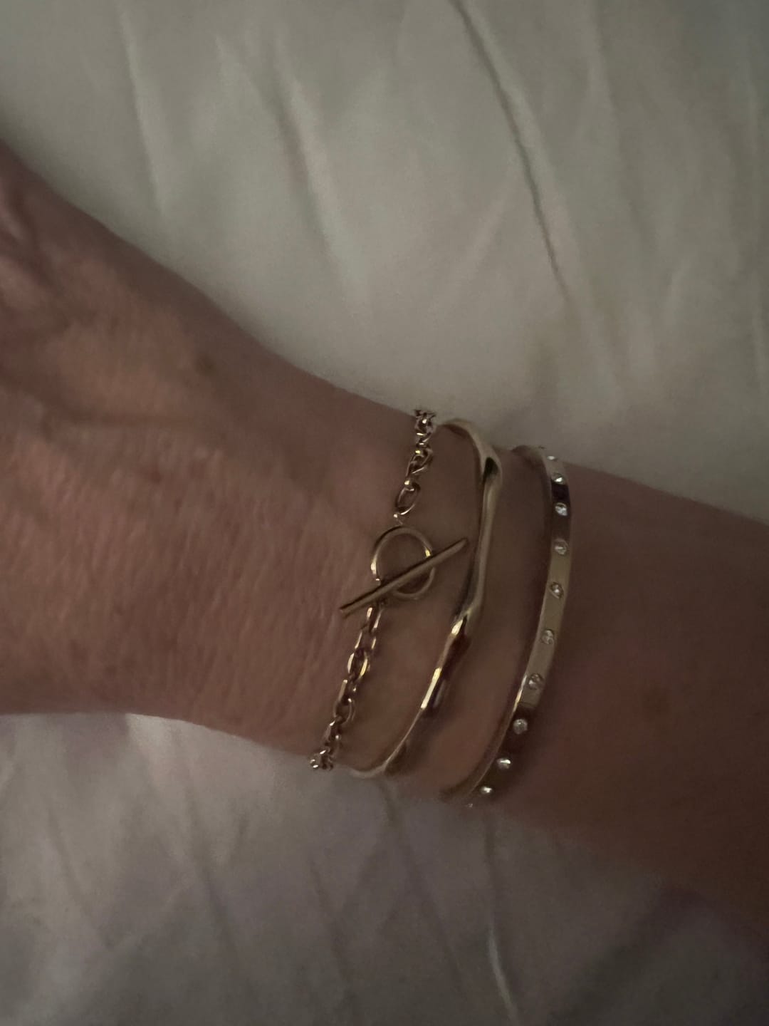 Customer photo review of Bamboo Bangle