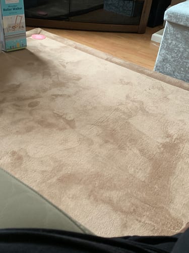 Customer photo review of Coffee Light Brown Baby Play Mat