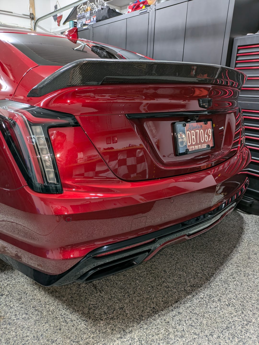 Customer photo review of 2020-Up Cadillac CT5-V / CT5 Sport Rear Spoiler