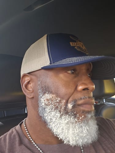 Customer photo review of [6 Pack] 112 Style Leather Patch Trucker Hat