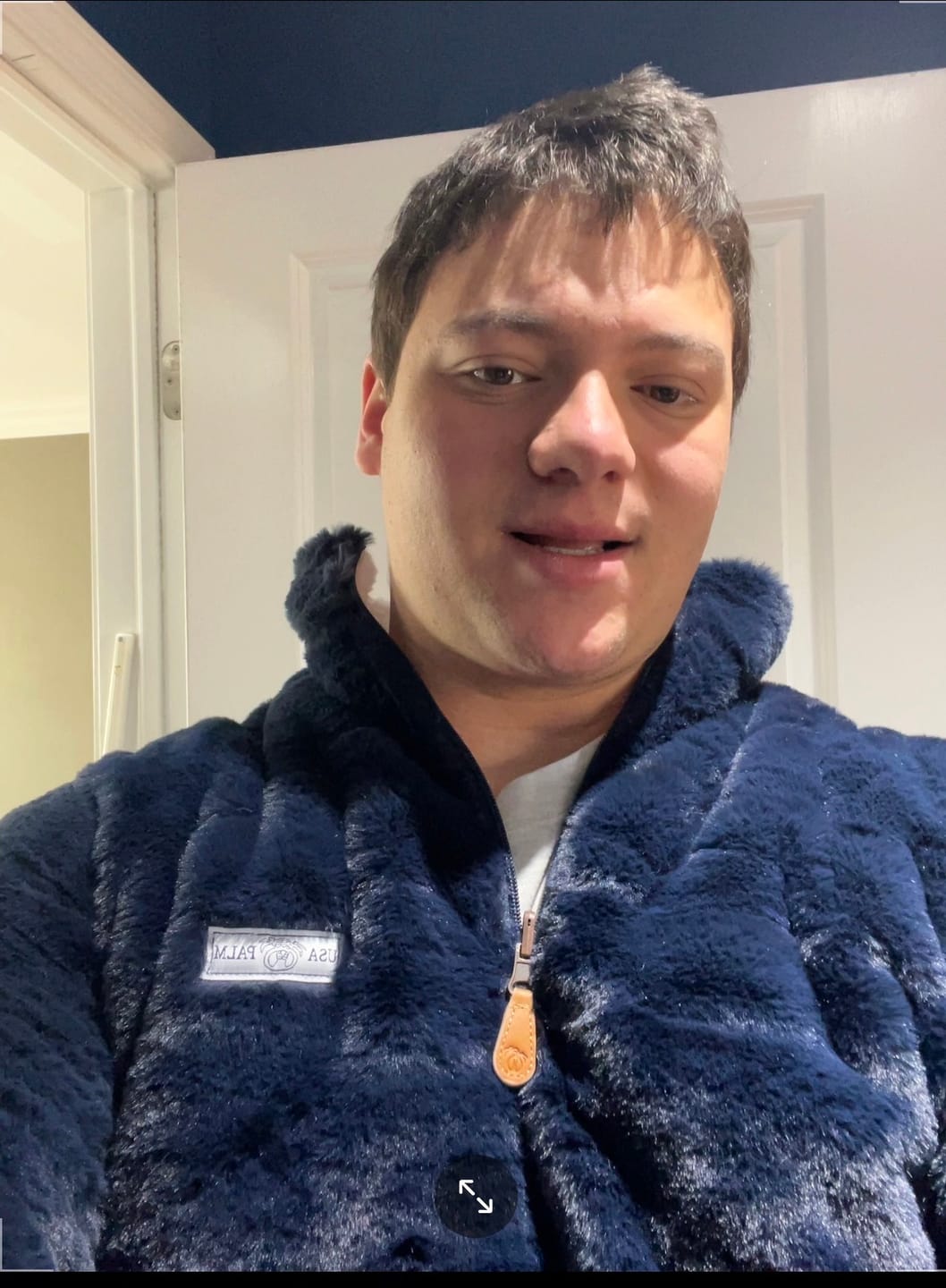 Customer photo review of Reversible Double Sherpa 1/4 Zip