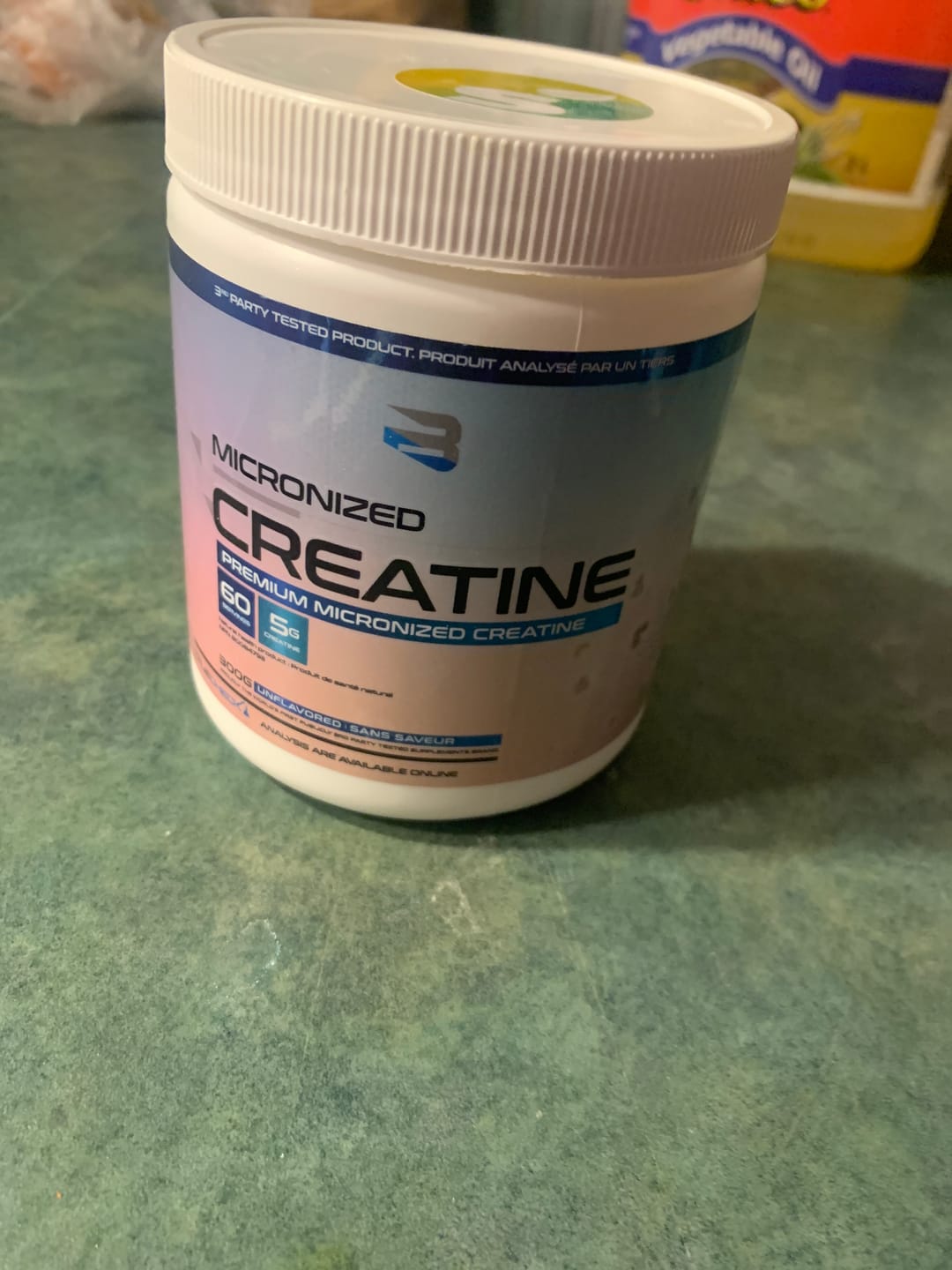 Customer photo review of Believe - Créatine Micronisée 300g