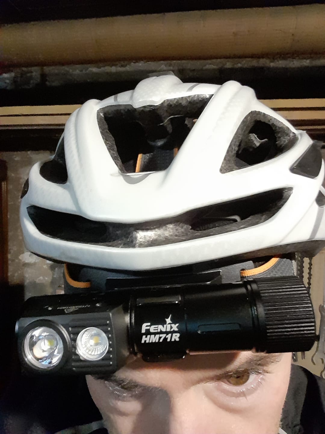 Customer photo review of Fenix HM71R - 2700 lumens - Rechargeable USB-C  - Multifonctions