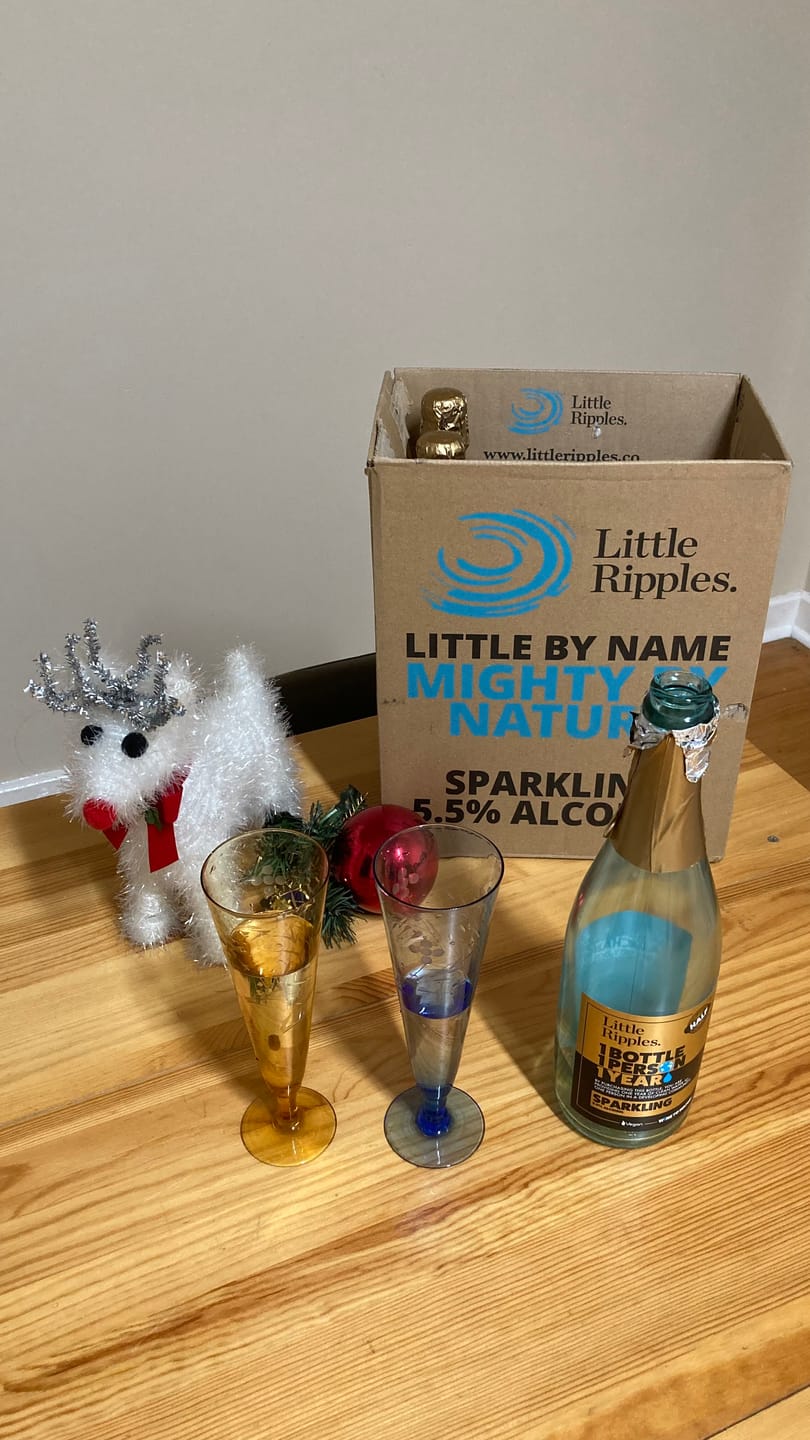 Customer photo review of Low Alcohol Sparkling - 6pk