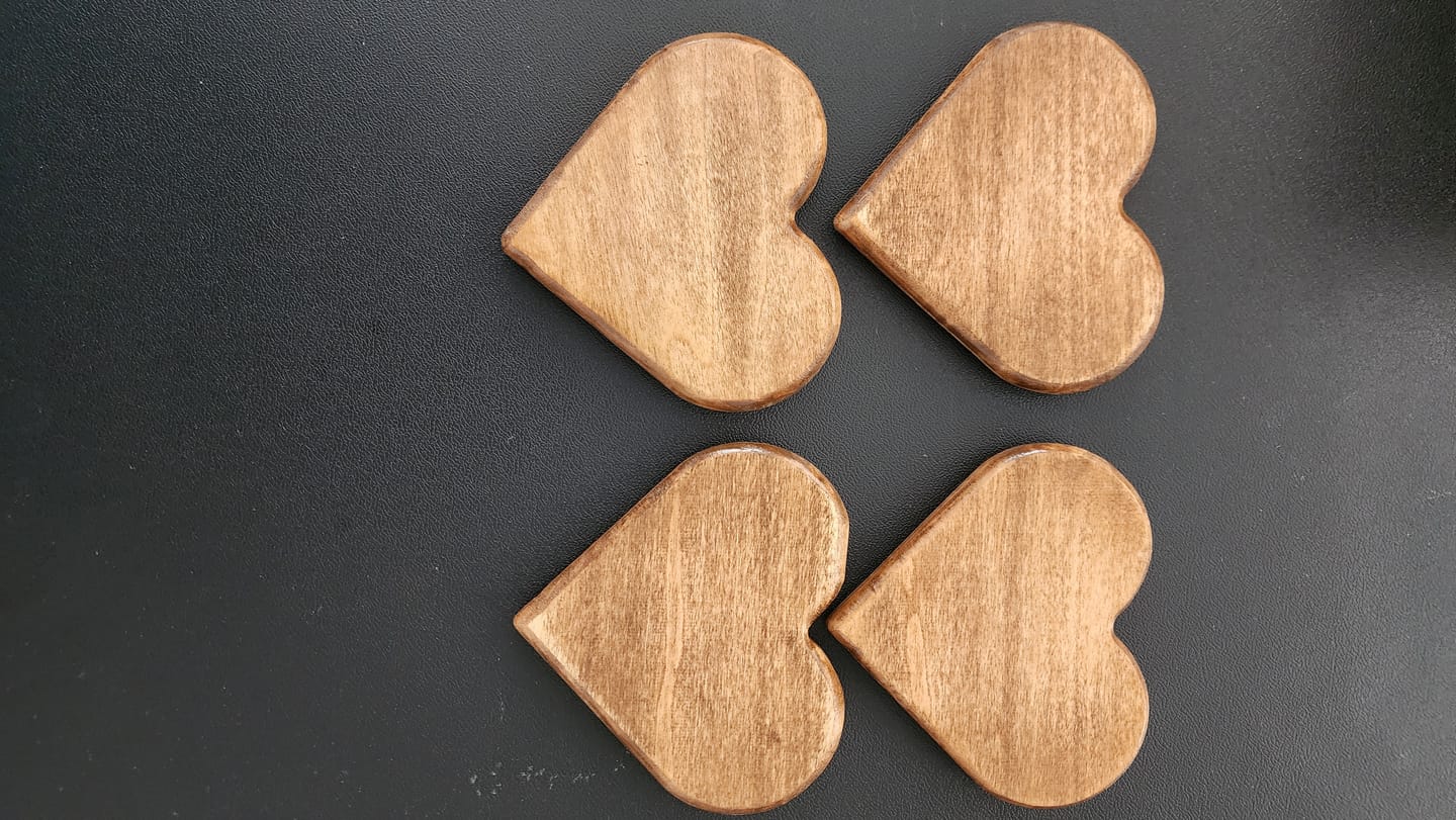 Customer photo review of Coaster Acrylic Router Templates Set - 7 Shapes