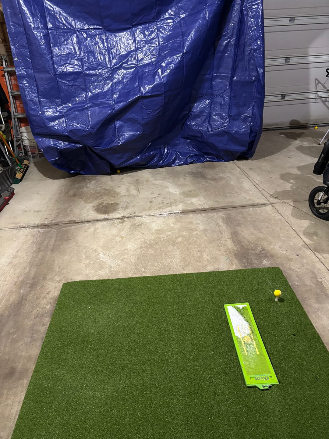 Customer photo review of Divot Board Turf Mat 4x5 -Mat Only - Perfect for Existing Divot Board Owners