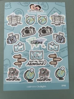 Customer photo review of Let's Make Memories Sticker Sheet