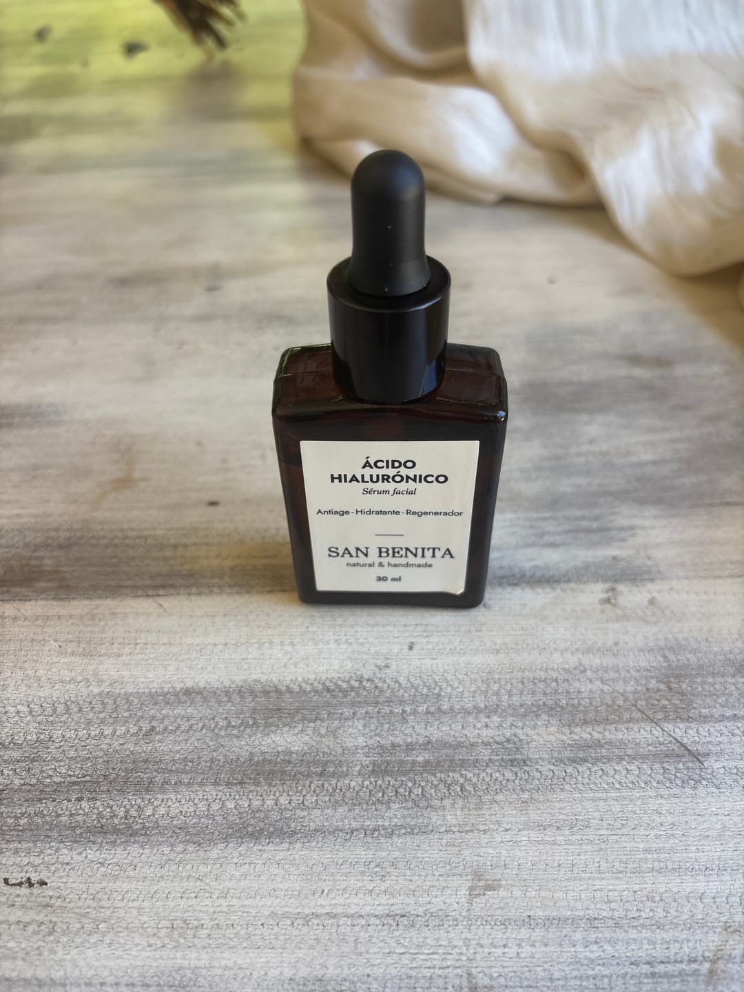 Customer photo review of Sérum Ácido Hialurónico