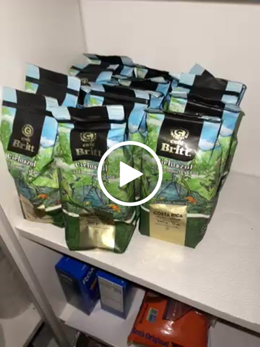 Customer video review of COSTA RICAN CIELOAZUL COFFEE FROM MONTEVERDE