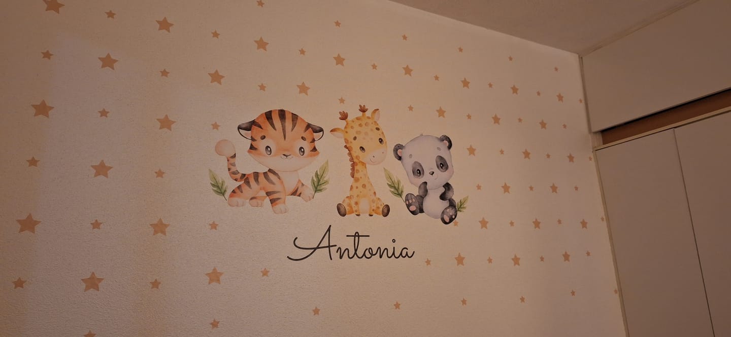 Customer photo review of Tigre, jirafa y panda