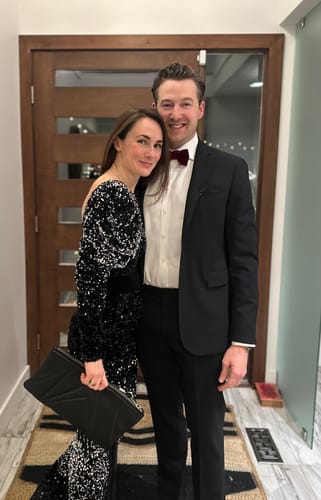 Vanessa S. review of Stella Sequin Jumpsuit by Gemy Maalouf - RENTAL image 1 out of 1