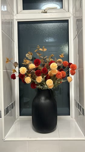 Customer photo review of Faux Kiku Flower - Assorted Bouquet (10 Stems / 50 Heads)