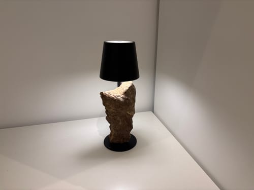 Customer photo review of LED Akku Tischlampe SERA kabellos Schirm Schwarz
