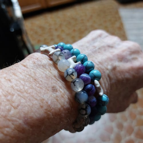 Customer photo review of STRĀ Dog Beaded Bracelet