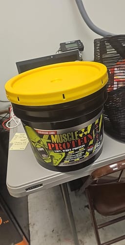 Dallas L. review of 12 lbs Bucket - Colossal Labs™ Muscle Protein image 1 out of 3