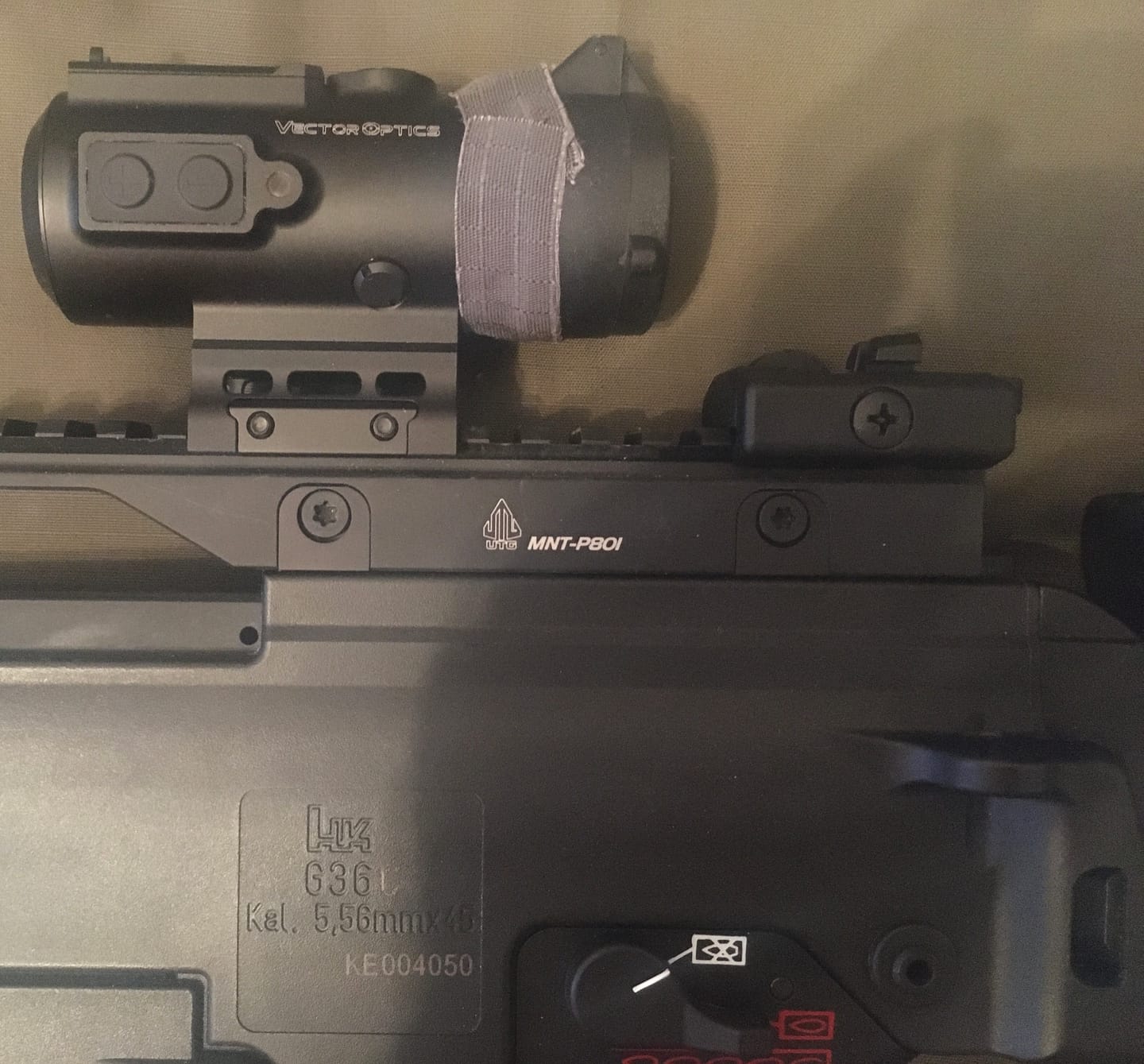 Customer photo review of Vector Optics Flip-Up Cap aus Kunststoff in verschiedenen Größen