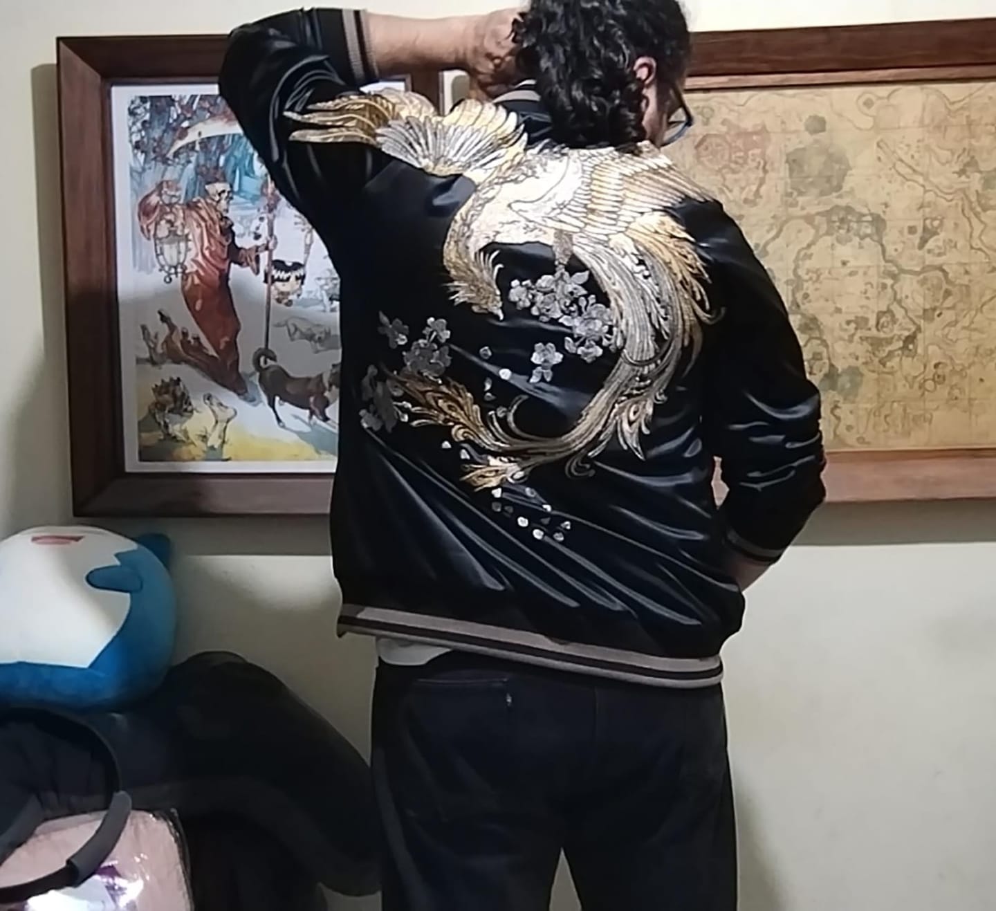 Customer photo review of Phoenix Sukajan Souvenir Jacket