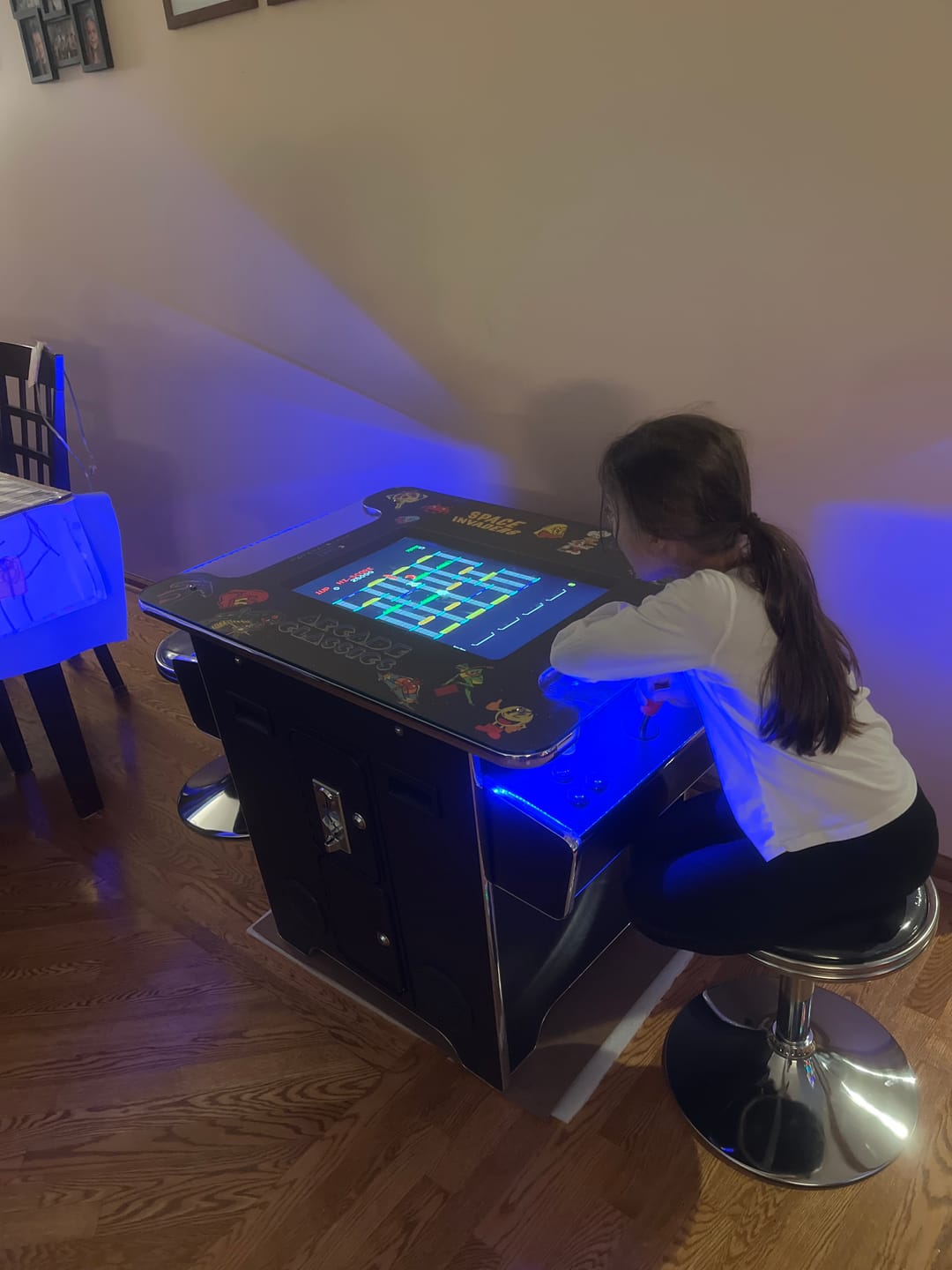 Customer photo review of Commercial Grade 60 games in 1 Arcade Commercial Cocktail Table Machine Retro Multi-cade LED