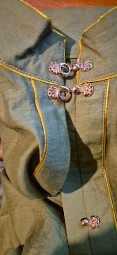 Customer photo review of Tian Shui 天水 Sky Water Late Ming Duijin Changshan Parallel Panel Shirt