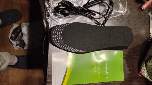 Customer photo review of HeatStep USB Opvarmede Sål Indlæg til Sko