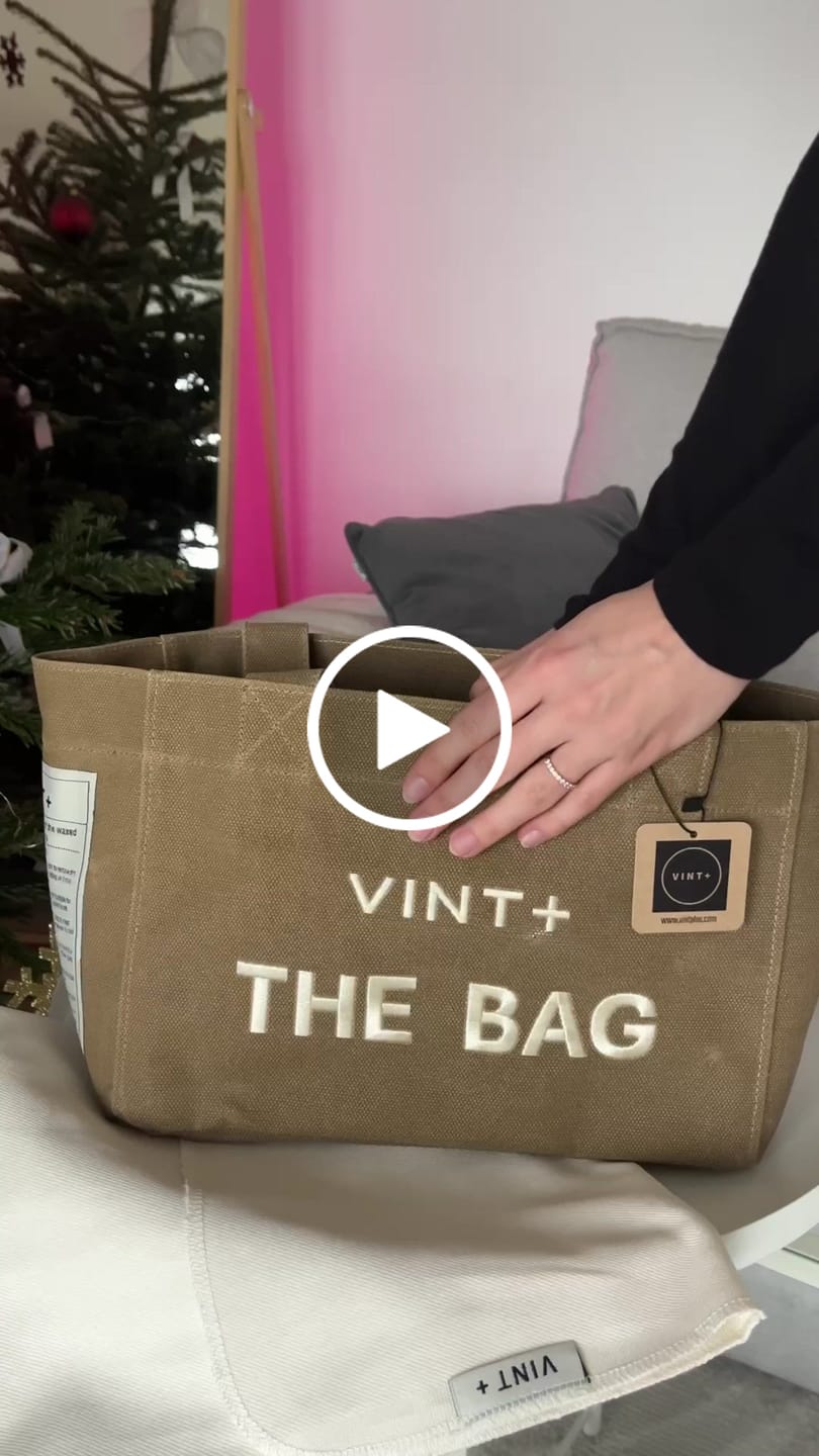 Customer video review of CANVAS BAG - SMALL - BEIGE