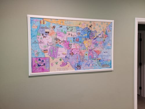 Customer photo review of USA Coloring Map