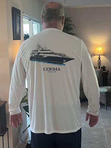 Customer photo review of Custom Digital Boat Artwork
