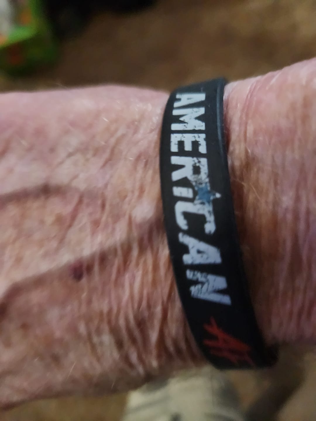 Customer photo review of American AF Wristband