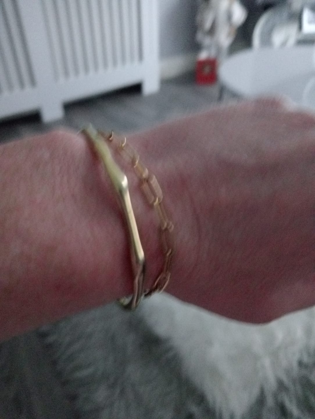 Customer photo review of Bamboo Bangle