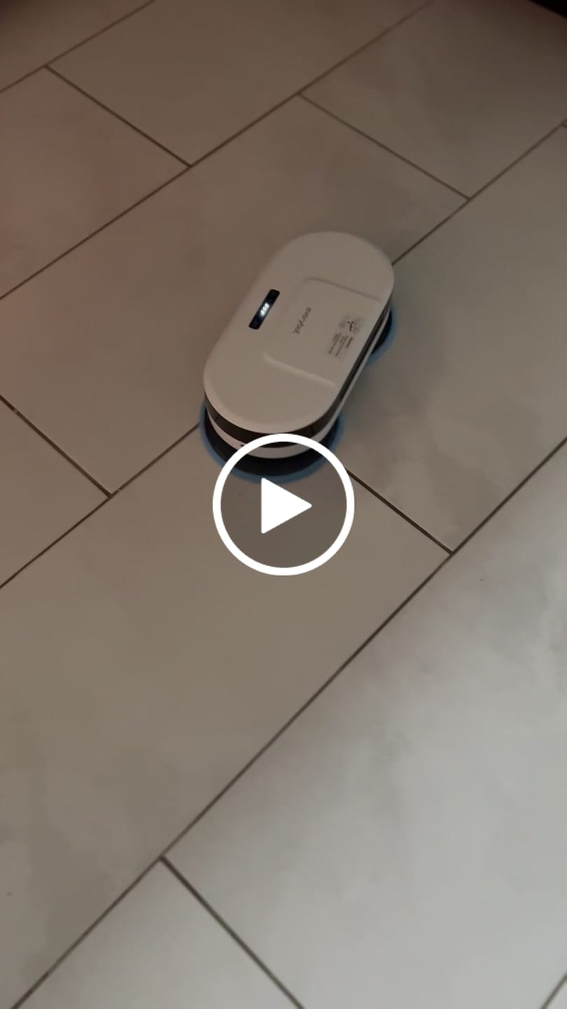 Customer video review of EVERYBOT Edge 2 Robot Mop - Whisper Quiet Smart Mopping Robot Cleaner