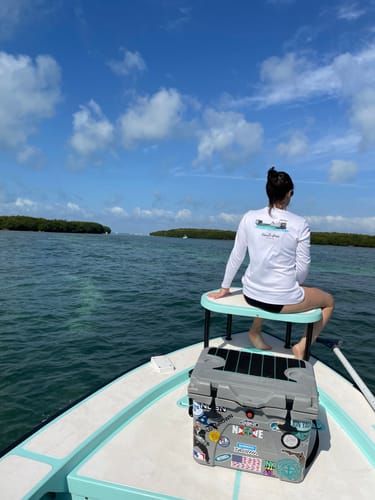 Customer photo review of Womens Dri-Fit Custom Boat Shirts - Long Sleeve