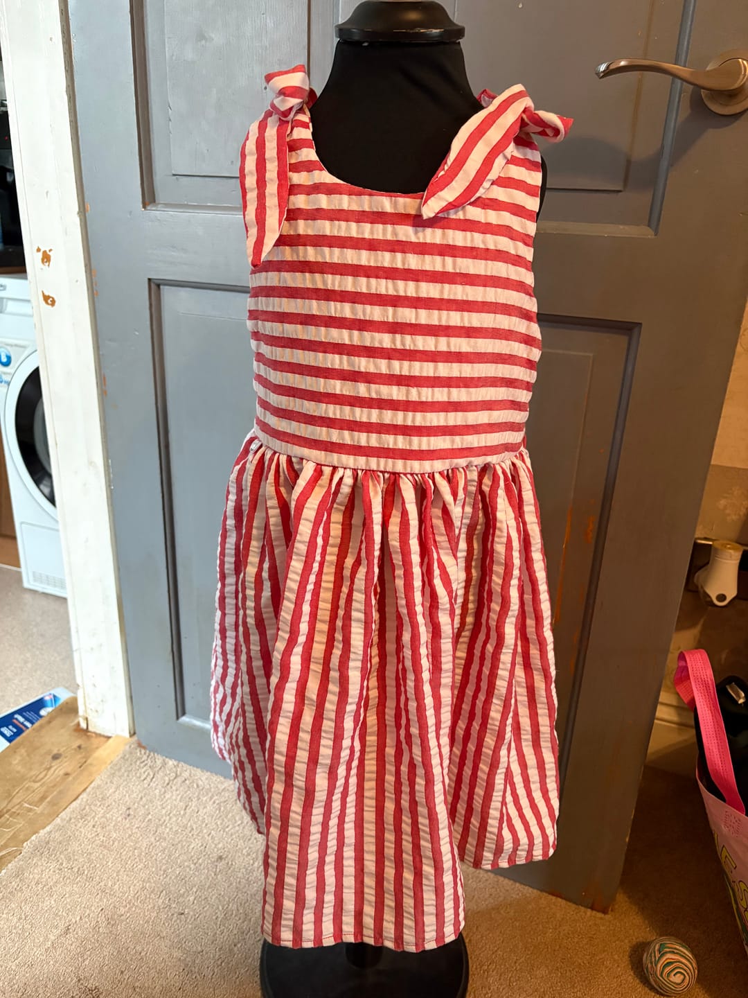 Customer photo review of Wide Stripes Seersucker Fabric