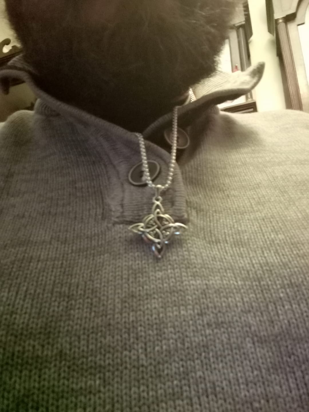 Customer photo review of VALKNUT CROSS.