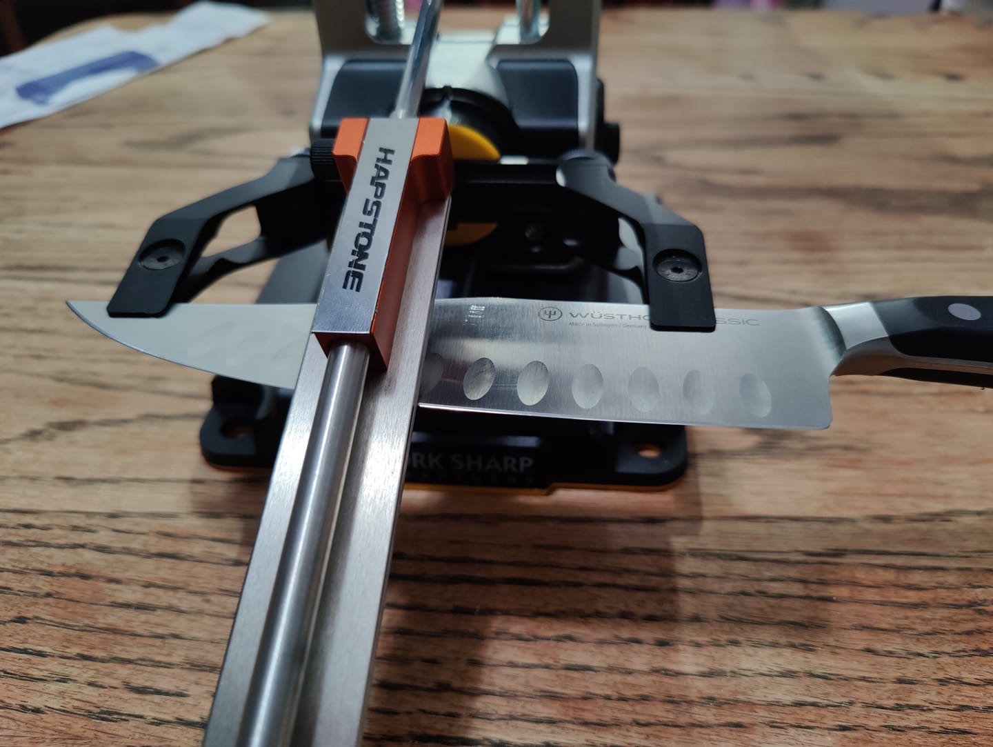 Customer photo review of Planeshift Clamps Upgrade for Work Sharp Professional Precision Adjust