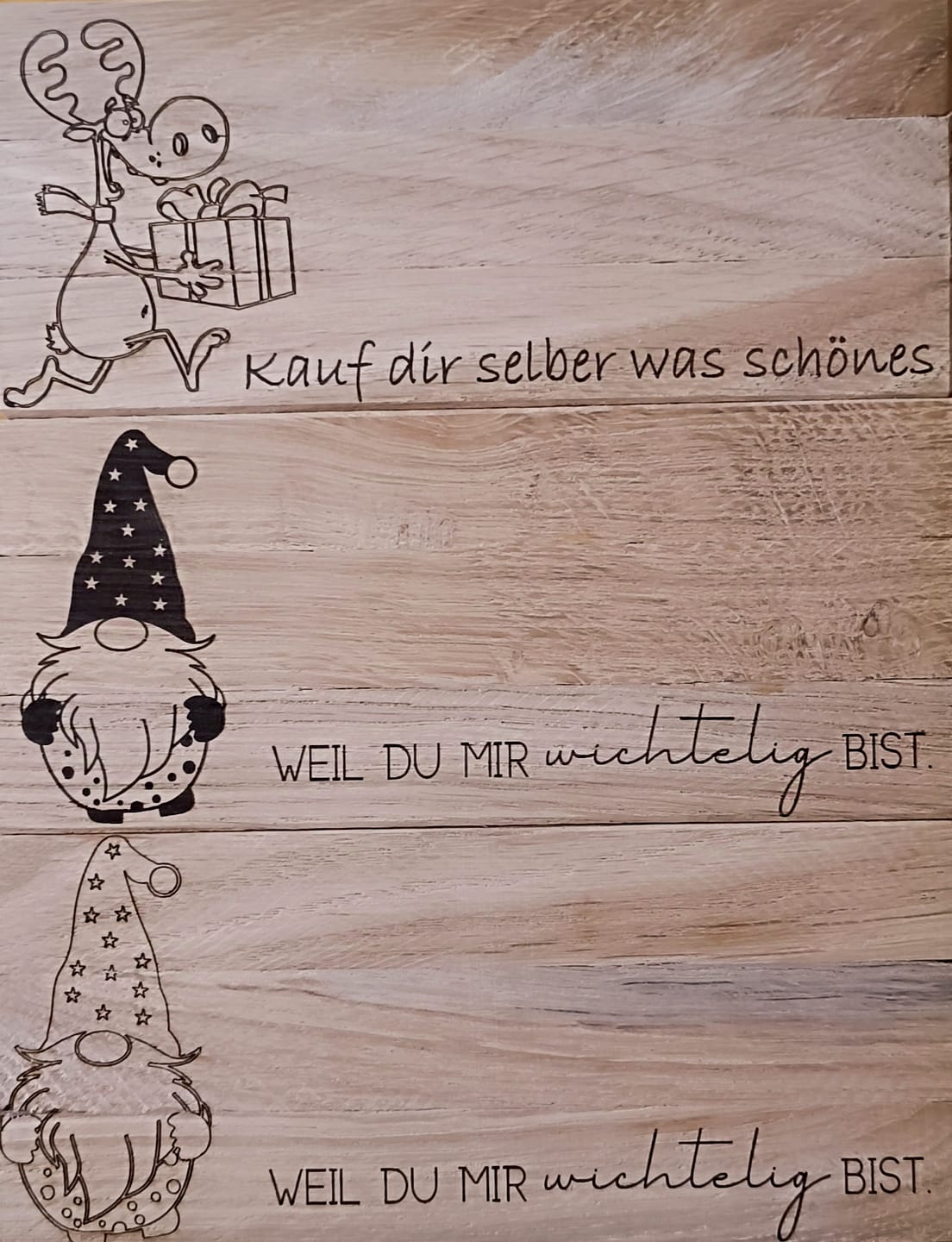 Customer photo review of Eiche Klötzchen 22 x 8 x 160 mm