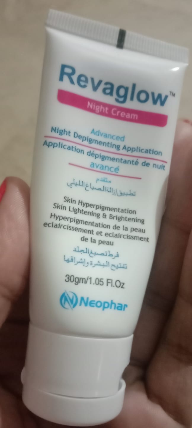 Customer photo review of Revaglow Instant Skin Lightening Face Wash
