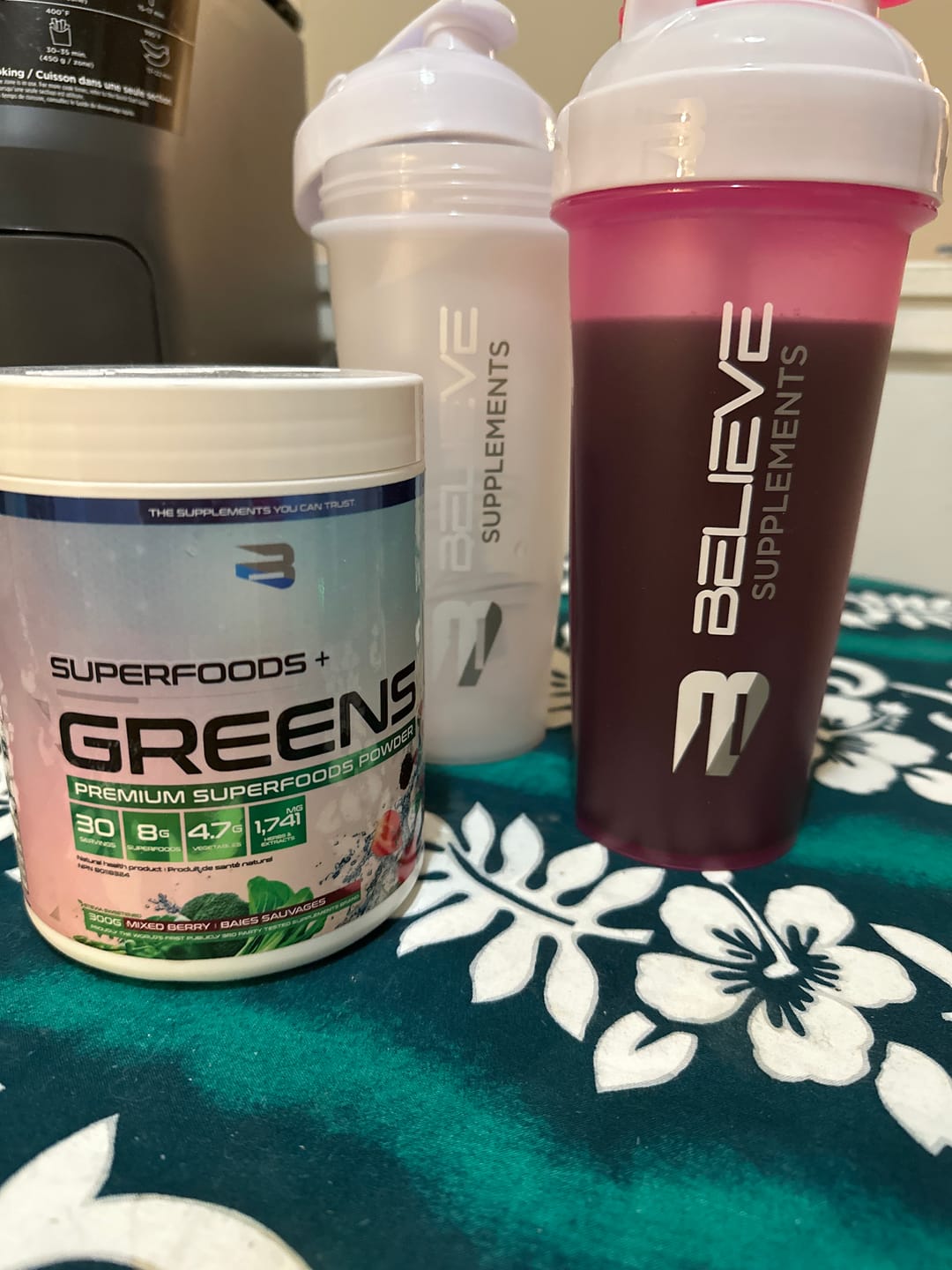 Customer photo review of Believe Shaker