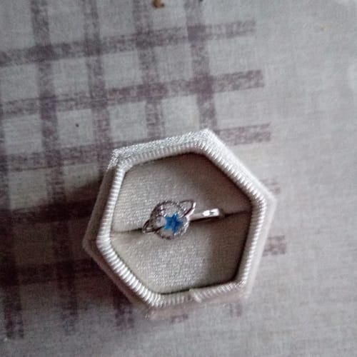 Customer photo review of Collier & Bague Amour Étoilé - À Ma Fille - Je t'aime, pour toujours...