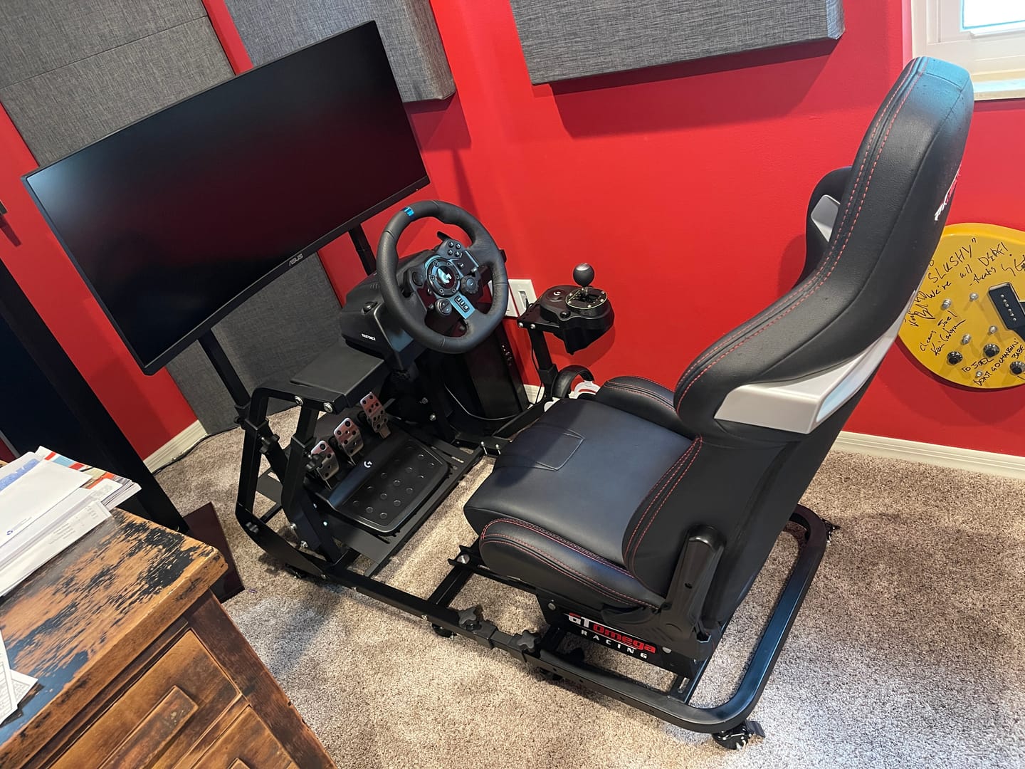 Customer photo review of Sim Racing Caster Wheels