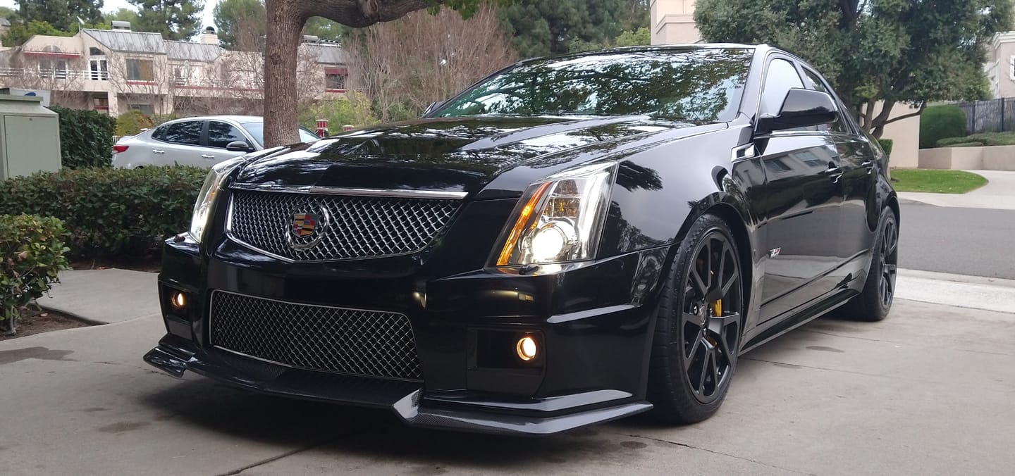 Customer photo review of 2009-15 Cadillac CTS-V Front Splitter Lip