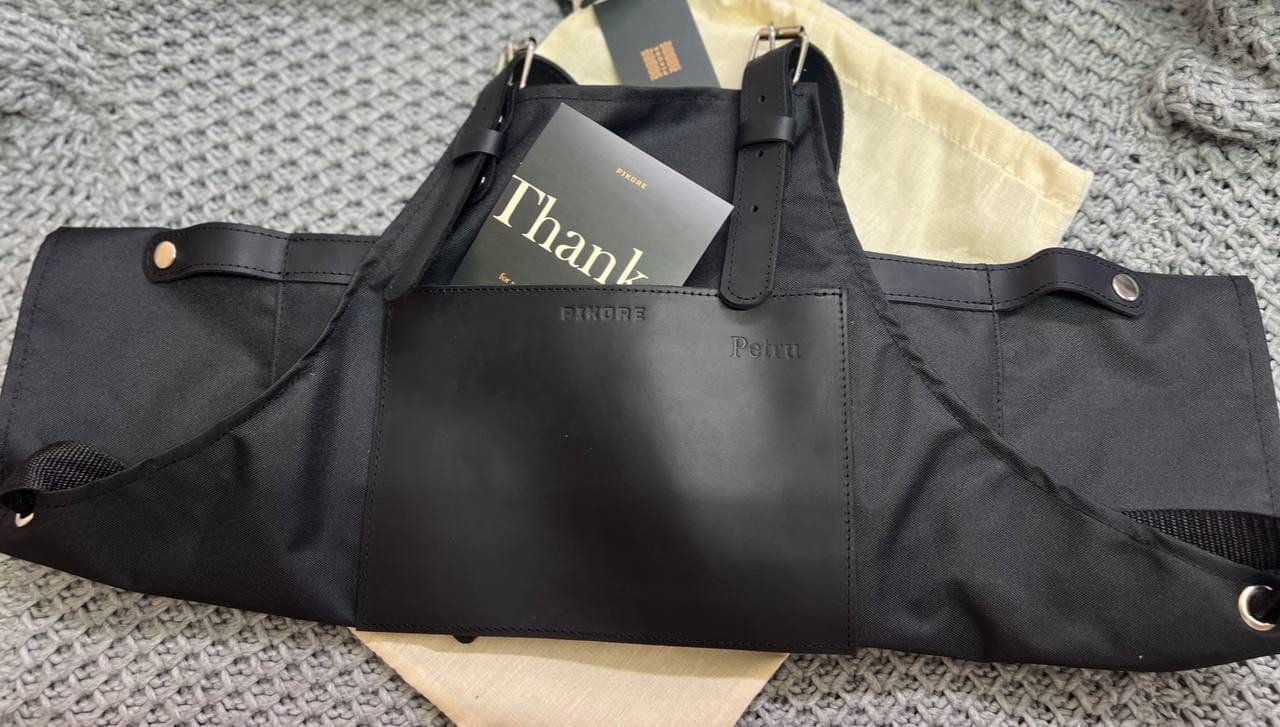 Customer photo review of Canvas Chef Apron