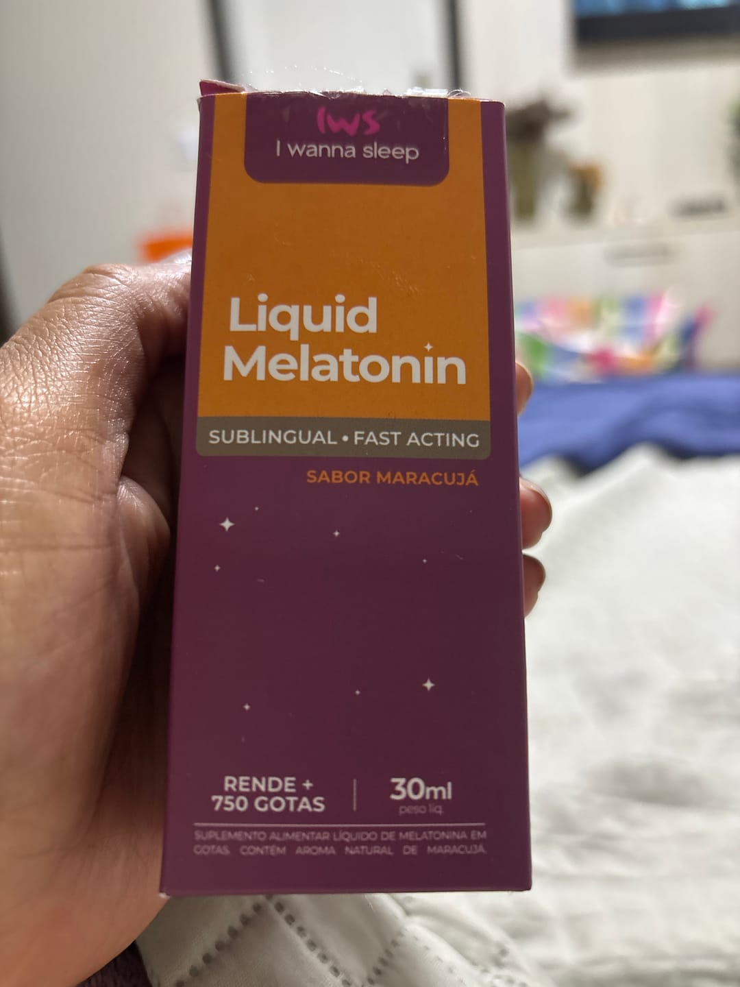 Customer photo review of BRINDE | Melatonina Líquida IWS 30ml Maracujá