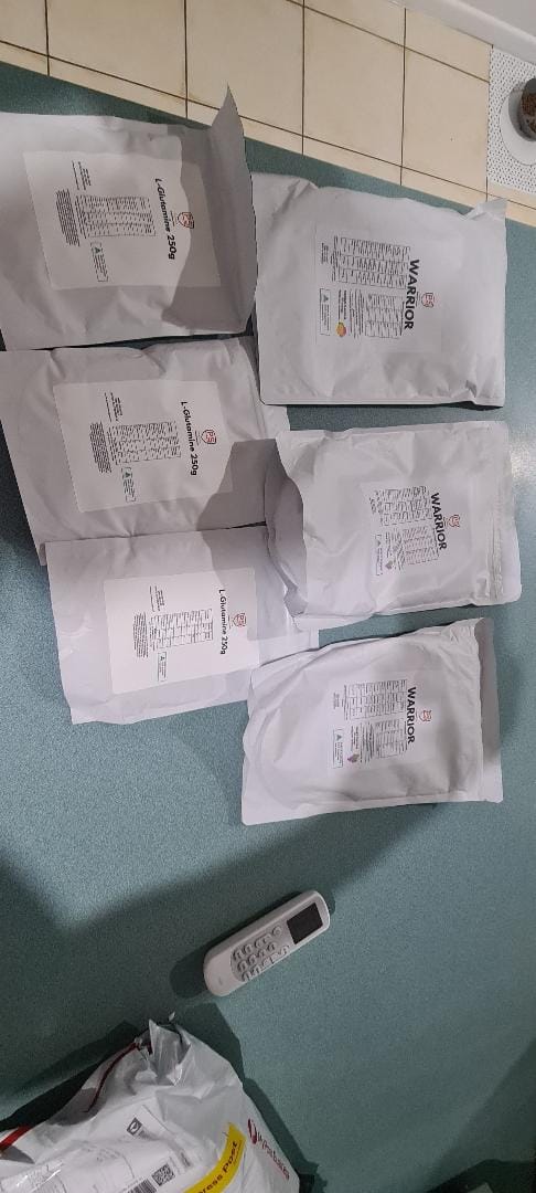 Customer photo review of Warrior High-Stimulant Pre-workout