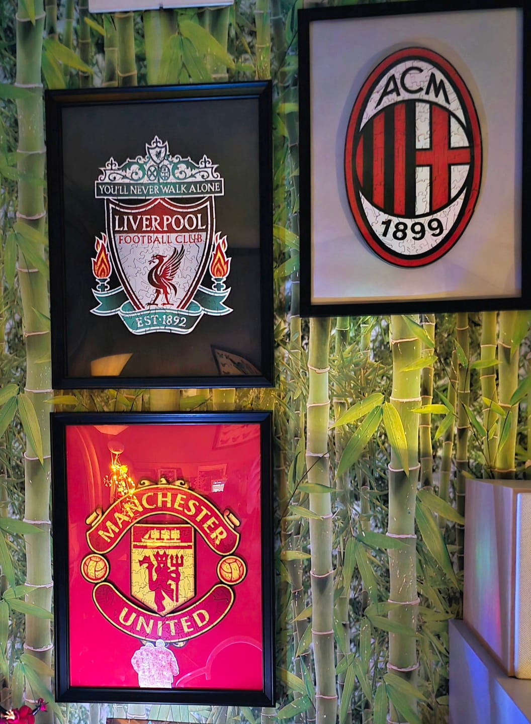 Customer photo review of AC Milan® Logo - Wooden Puzzle