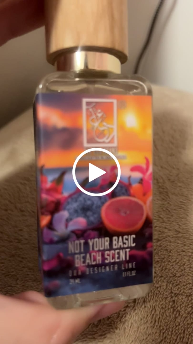 Customer video review of Not Your Basic Beach Scent