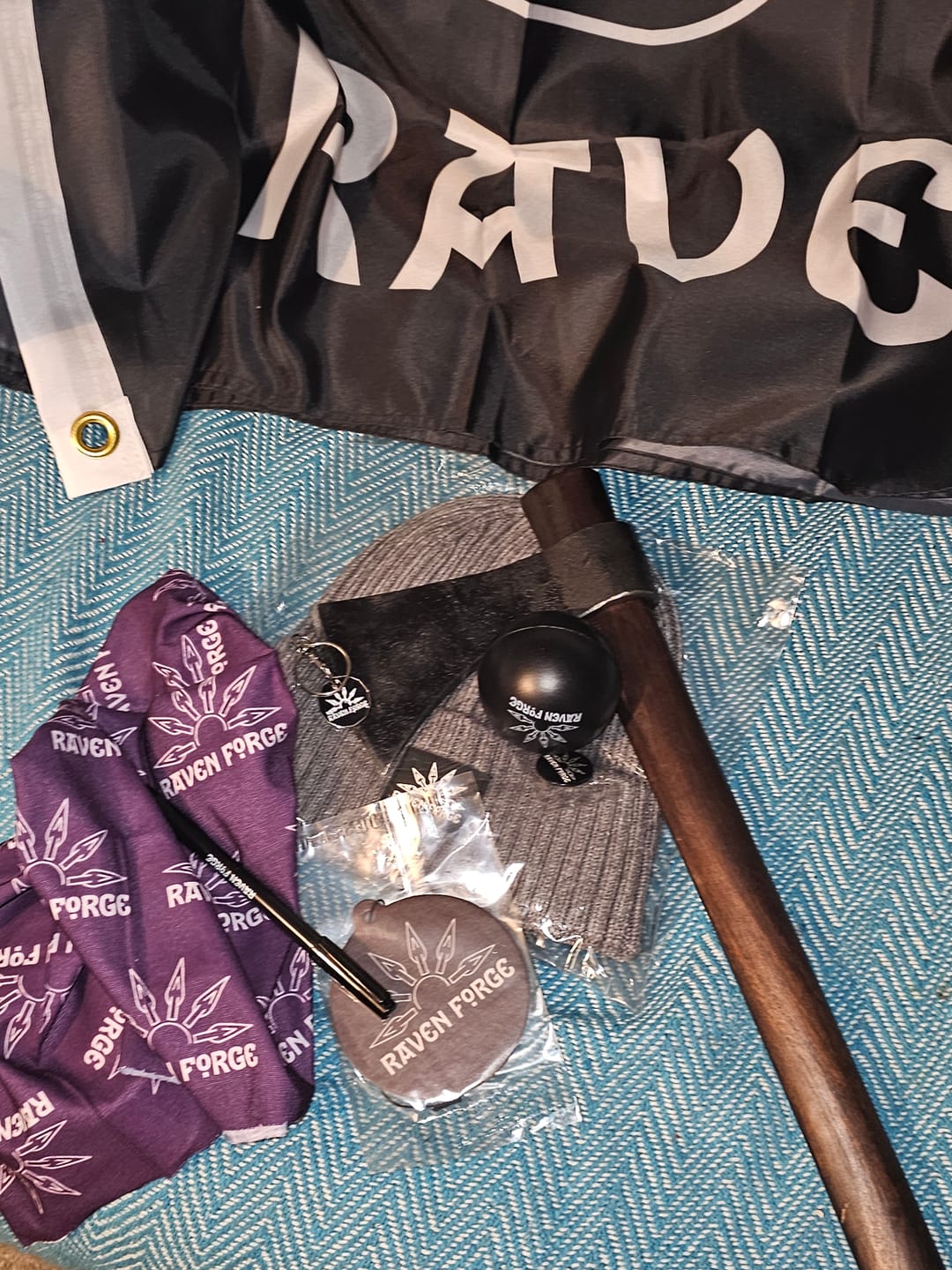 Customer photo review of Raven Forge Merch Bag
