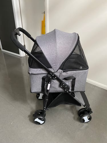Customer photo review of PaWz Large Dog Stroller Cruiser