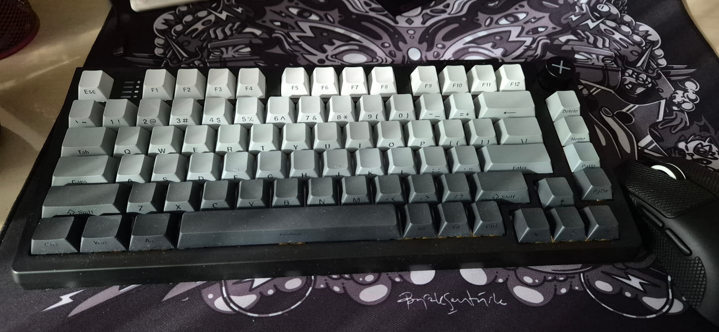 Customer photo review of Darmoshark Top75 HE Wireless Klavye (Manyetik Switch / HE)