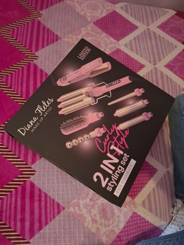 Customer photo review of Set Plancha Profesional Infrared + Ferro 6 en 1 TITANIUM GALVANIZADO