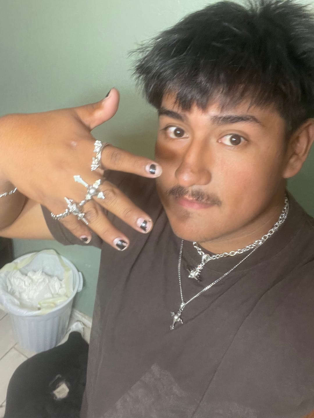 Customer photo review of ORBITUARY PENDANT